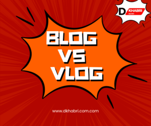 what's the difference between blog and vlog