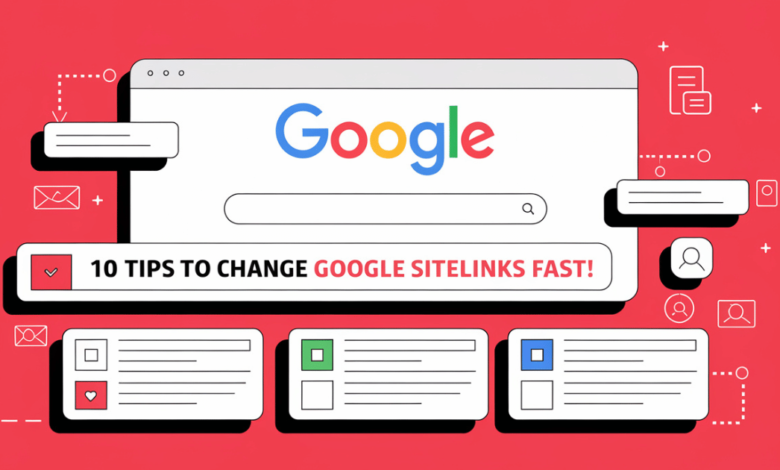 change Sitelinks in Google direct search