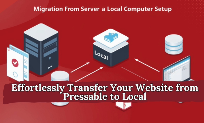 how to transfer a site from pressable to local