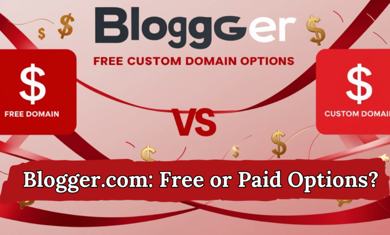 Does Blogger.com cost money