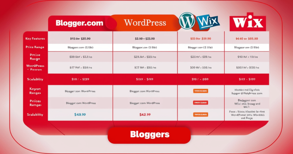 Blogger.com vs. Other Blogging Platforms