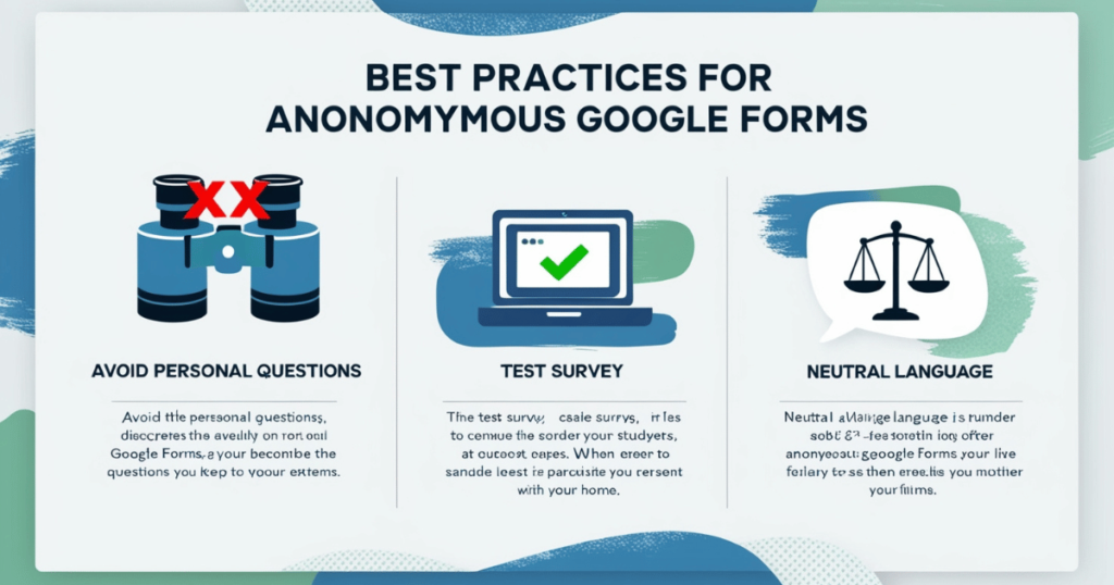 Best Practices for Anonymous Google Form Surveys