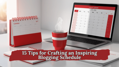 Inspiration Blogging Schedule