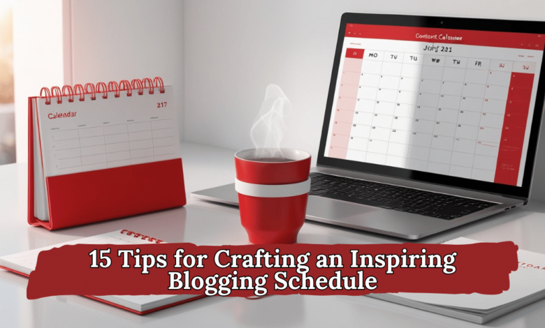 Inspiration Blogging Schedule