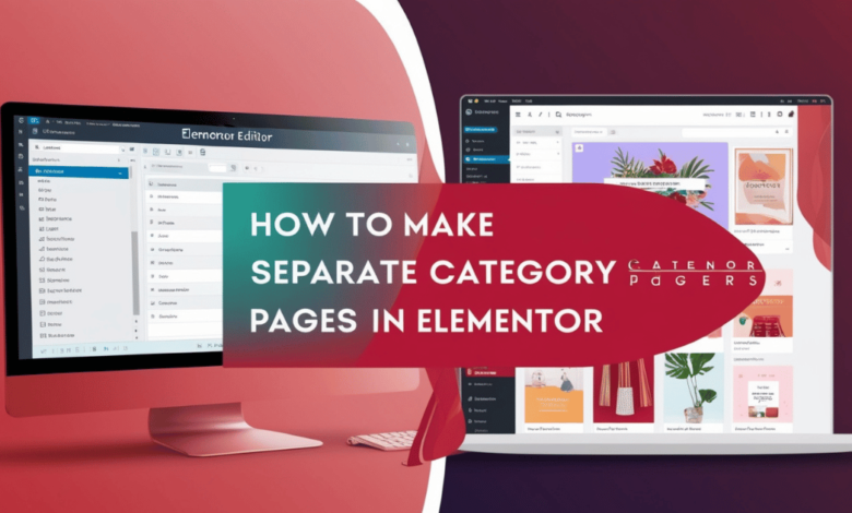 Create Separate Category Pages in Elementor